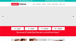 Desktop Screenshot of kinderfysio.nl