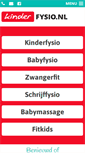 Mobile Screenshot of kinderfysio.nl