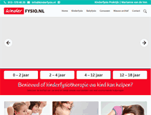 Tablet Screenshot of kinderfysio.nl